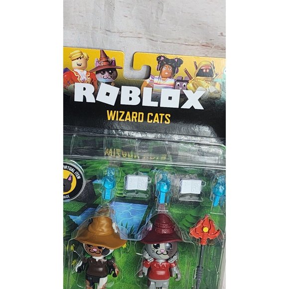 Wizard Cats 9-Piece Interchangeable Figurines Roblox Set with Exclusive Virtual - Picture 11 of 12
